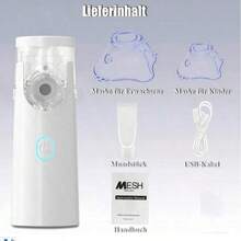 1PCS USB ultra-thin, mini rechargeable eye Hydrating-USB powered, battery, relieve fatigue and moisturize eyes. - Blanco - Ver 4