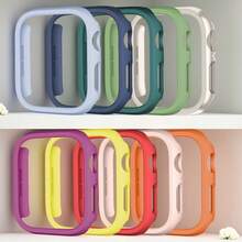 5PCS Hollowed-Out Bezel Case Compatible With Apple Watch 40mm 41mm 44mm 45mm 42mm 46mm,Hard PC Edge Protective Bumper Cover Shell, Shockproof Scratch-Resistant Dustproof For Apple Watch Series 11 10 9 8 7 6 5 4 SE - Multicolor - View 1