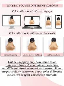 14 Inch Hat Wig For Women Baseball Cap Wig With Long Straight Synthetic Hair Extensions Adjustable Baseball Hat Wig For Daily Use - Multicolor - View 7