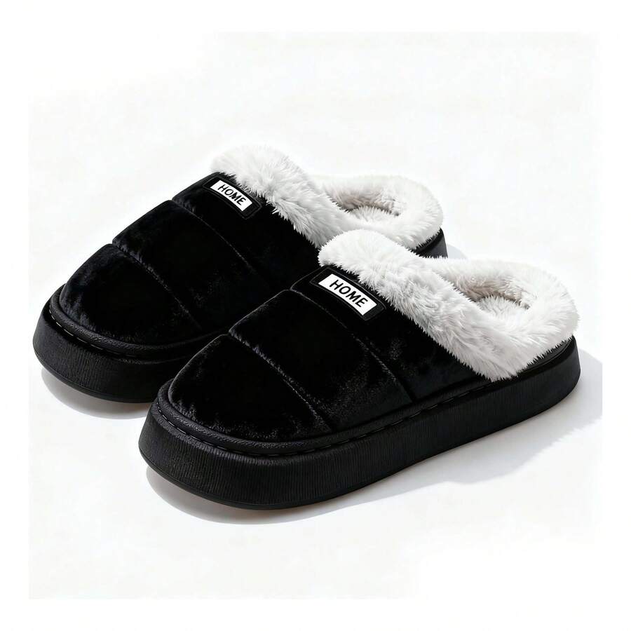 TendenciaZapatillas Unisex De Antideslizantes Y Suaves Negro 25 MxCalidad premium - 1 - Ver 1