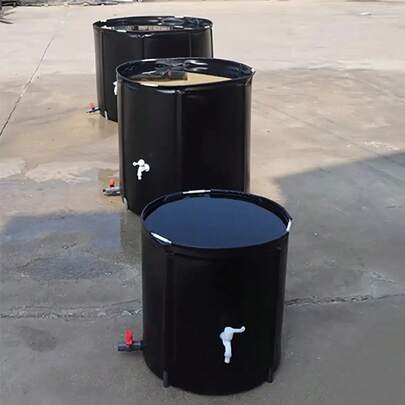 Garden Rainwater Collection Bucket - Durable Plastic Outdoor Water Tank For Horticulture, Backyard, Terrace, Lawn Care - Collects Rainwater For Plants, Courtyards, Gardens, Water Storage Tanks, Yard Maintenance, Home Gardeners