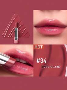 3CE Glazy Lip Glow 34 Rose G SN，保湿亮泽唇彩，水润亮泽配方，不粘腻，打造玻璃般水润唇妆效果，日常唇部护理，韩妆必备，3.2克/0.11盎司 - 34 Rose G SN - 查看 8