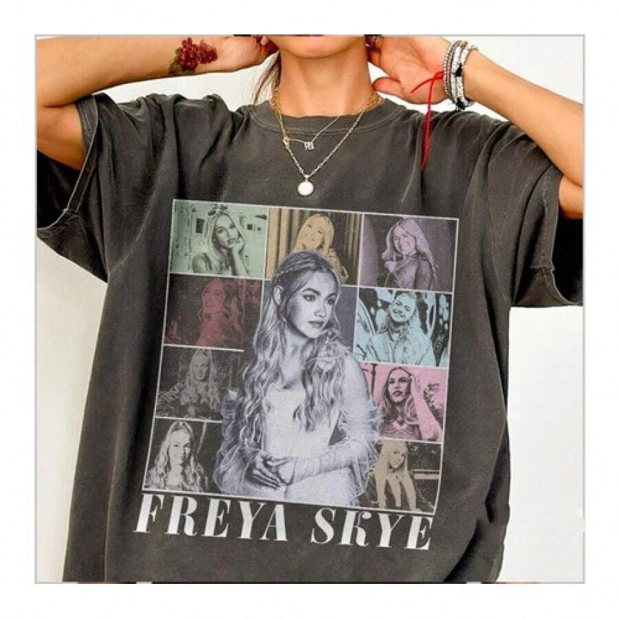 Freya Skye Music Tour Multicolor T-Shirt - 圖片的主色調 - 查看 1