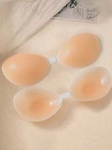 Sticky Silicone Bra - Push-Up Adhesive Bra Inserts Women, Sleeveless Dresses & Cocktail Parties - 杏色 - 查看 7