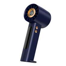 SULVGO 100-Speed Adjustable LED Handheld High-Speed Fan, USB Rechargeable Mini Portable Quiet Blower With Compass, Turbo Boost Desktop Fan For Outdoor Use - Multicolor - View 13