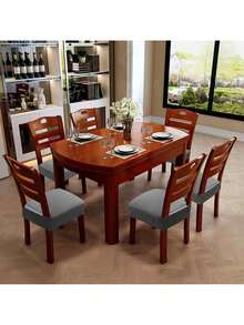 EstiloTendenciaFundas Para Sillas De Comedor 4 Piezas, Cubre Sillas Comedor Impermeable, Transpirable Y ExtraíBles, Elasticas Y Lavables, Funda Asiento Silla Comedor Para Restaurante, Hotel, Ceremonia, Banquete-GrisCalidad PremiumVersióN Mejorada - gris - Ver 6