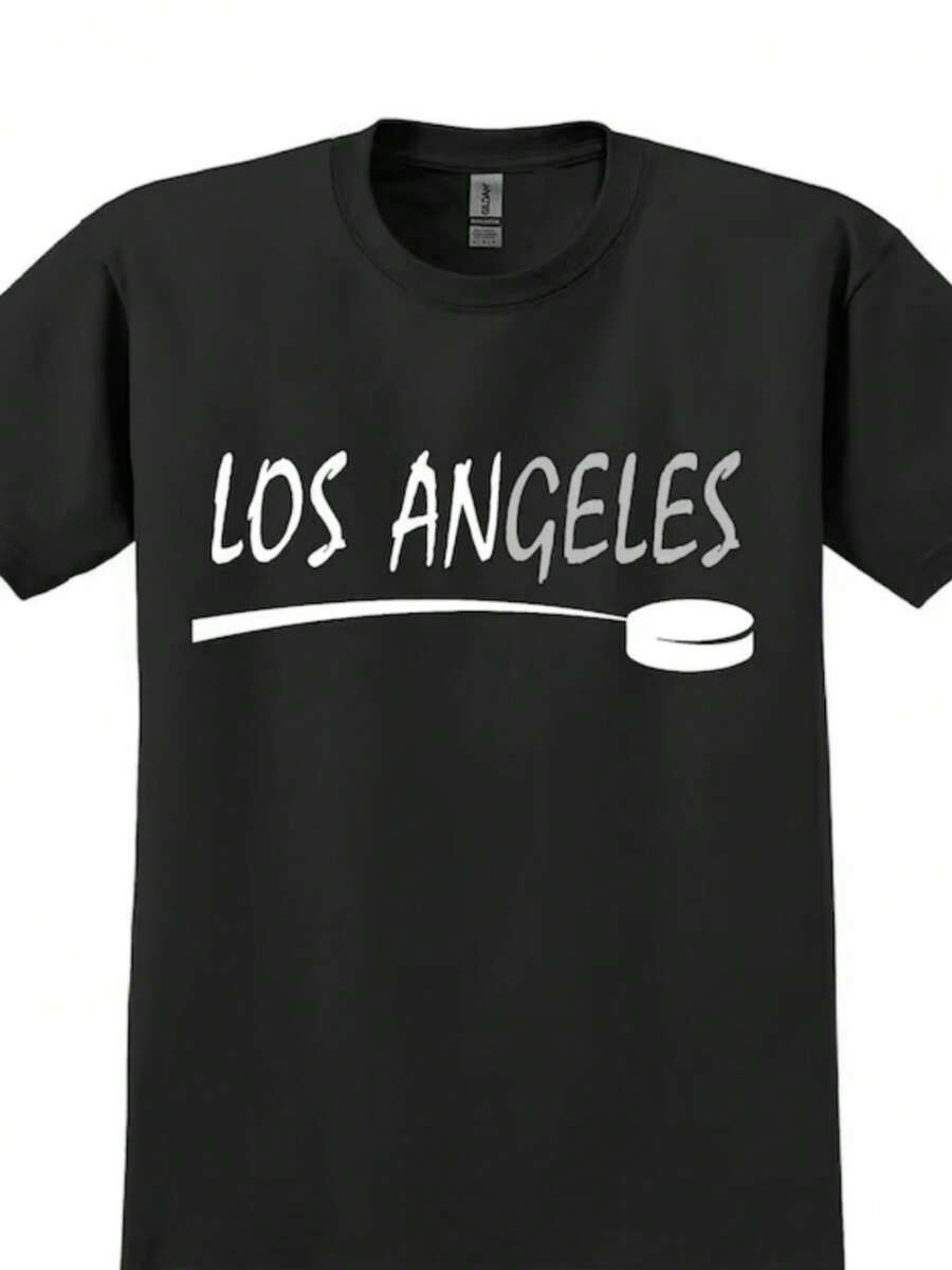 Unique City Series Support Los Angeles T Shirt DS2 Men's Sizes Small Thru 2XL Available Free Shipping !! - màu đen - Xem 1