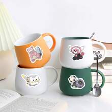 100张动漫奇幻电视剧趣味风格贴纸，动漫周边，DIY个性化偶像礼物，送给朋友的生日礼物，装饰贴纸，收藏品，可爱小礼物，情人节礼物 - 彩色 - 查看 5