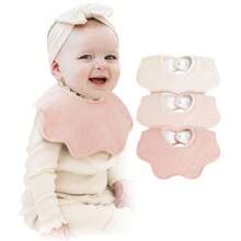 Babadores de Musselina para Bebês, Babadores Bandana Absorventes para Dentição e Baba, Babadores Bandana Ajustáveis para Bebês Meninos e Meninas, Presente Essencial para Bebês - Multicolorido - Visão 17