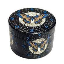 1个手动研磨器，金属研磨器，家用研磨器，香料研磨器，烟草研磨器，无需电源，清洁和烟草配件，情人节和圣诞节礼物 - 彩色 - 查看 7