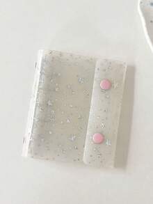 M5卡片相册 透明全息明星卡片相册 适合爱豆照片卡收藏 3寸卡片DIY相册 开学必备文具 (产品相册，略显粗糙，谨慎购买) - 彩色 - 查看 12