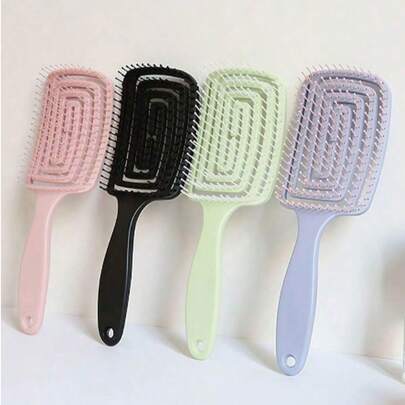 1 adet Unisex Saç Tarağı - İçi Boş Kavisli Tasarım + Antistatik, Saçları Kolayca Açar, Hacimli Saç Modelleri Oluşturur. Kafa Derisi Masaj Fonksiyonu ile. Kuru/Islak Saçlar (Kıvırcık/Düz) ve Tüm Saç Tipleri İçin Uygundur. Fön Çekme, Şekillendirme, Şampuanlama İçin Kullanılabilir. Ev, Seyahat, Okul, Ofis ve Salon Kullanımı İçin Uygundur (Kabuk Tarak, Kaburga Şekilli Şekillendirme Tarağı, Tarak, Ahşap Tarak, Saç Fırçası, Şekillendirme Tarağı, Bukle Tarağı, Masaj Tarağı, Saç Açma Tarağı, Saç Şekillendirme Aletleri, Kadın Saç Aksesuarları, Saç Bakım Ürünleri, Banyo Aletleri, Banyo Saç Aksesuarları, Makyaj Aletleri)