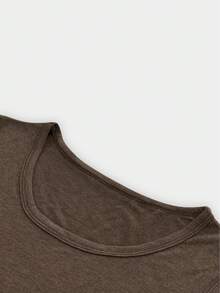 Men Customized Slogan Graphic Racerback Active Tank Top - Coffee Brown - View 3