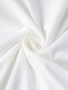 Tween Boy Video Game Letter Print Round Neck Short Sleeve Casual T-Shirt - White - View 8