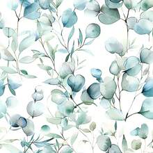 1 Rolo de Papel de Parede Autoadesivo com Estampa de Folhas de Eucalipto em Azul Menta, 44 x 1000 cm (17,32 x 393,70 polegadas), Impermeável, Fácil de Aplicar, Removível, Decoração para Casa, Estilo Boêmio Minimalista, Adesivo de Vinil para Parede, Fácil de Instalar, Ideal para Cozinha, Sala de Estar, Quarto, Banheiro, Sala de Jantar, Escritório, Escola, Armários, Mesas e Renovação de Móveis. - Azul Menta - Ver 1