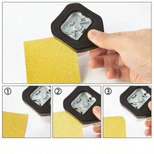 Paper Corner Rounder 3 In 1 R4mm+R7mm+R10mm Punches Crafts Cutter Envelope Punch Board Hole Puncher Laminate, Projects, Photo Cutter, Card Making Scrapbooking And Journaling - Black White - View 5