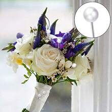 Pins Faux Pearl White Wedding Head Straight Bouquet Pins For Sewing Craft Wedding Decorations(100 Pieces) Local Shipping - Variants1 - View 4