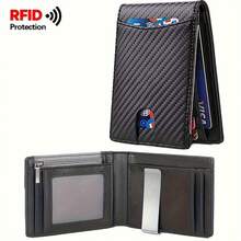 Cartera De Protección Rfid De Aluminio Para Hombre - Negro - Ver 6