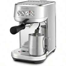 &Breville - la máquina de café espresso Bambino Plus acero inoxidable cepillado SES500 - Multicolor - Ver 1