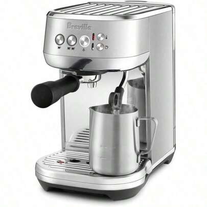 &Breville - la máquina de café espresso Bambino Plus acero inoxidable cepillado SES500