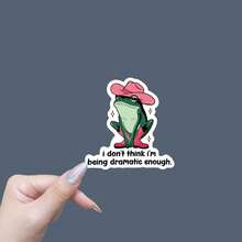 Hình dán ếch ngộ nghĩnh, ảnh chế hài hước, hài hước châm biếm về sức khỏe tâm thần, cá tính, hình dán ếch cao bồi dùng cho sổ kế hoạch, sổ tay, kịch tính, mỉa mai, dễ thương và màu hồng. - Nhiều màu - Xem 9