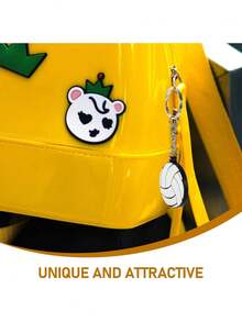 Yardwe Llavero De Voleibol 20 Piezas Accesorios De Pvc Y Metal Para Decoración De Fiesta Colgante Ligero Para Mochilas Regalos Deportivos,37550650 - D - Ver 2