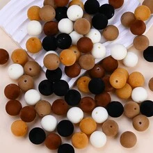 20 hạt acrylic tròn nhiều màu sắc 16mm, thích hợp để tự làm trang sức như vòng tay, dây chuyền, bông tai, hoặc dùng làm phụ kiện. - Nhiều màu - Xem 5