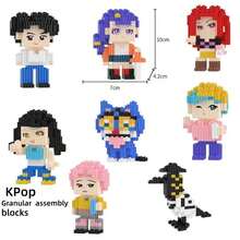 60pcs Set de Bloques de Ensamblaje Creativo | Figuras Granulares Estilo Anime - Multicolor - Ver 12