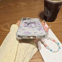SANRIO Kawaii Kuromi Flower Bracelet Phone Case For Samsung 17/16/15/14/13/12/11 - TMSJ-1TMSL301c2 - Xem 8