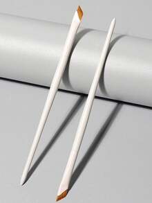 White Upgraded Precision Angled Eyebrow Eyeliner Makeup Brush, Ultra Thin Soft-Tipped Detailed Brush, Eyebrow Brush, Eyeshadow Brush, Brush - 白色的 - 查看 3