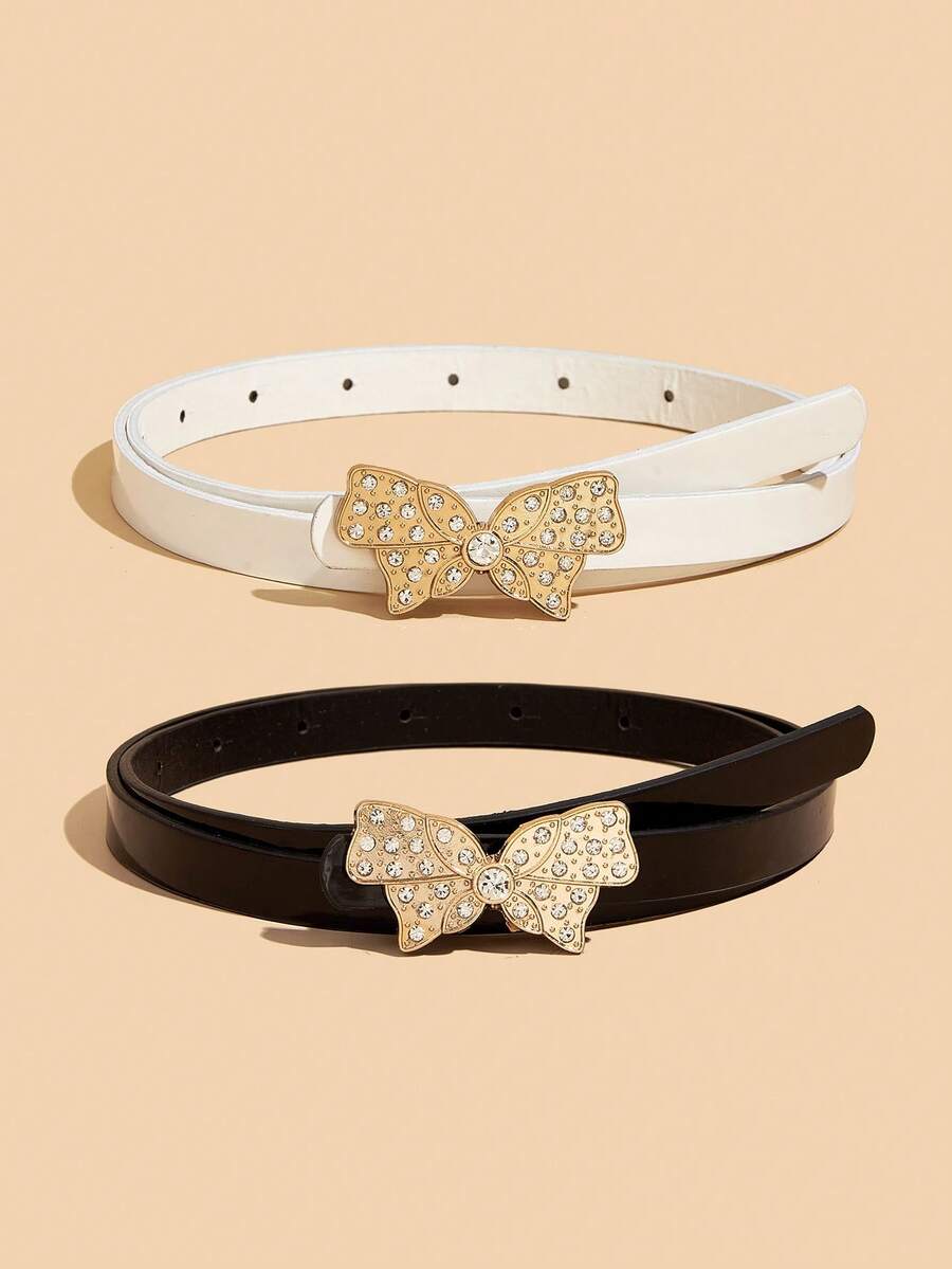 Two Pieces Of Fashionable Teen Butterfly Belts" - 90 - View 1