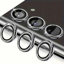 适用于三星 Galaxy S25FE、S25 Ultra、S24 Ultra、S24、S23 FE Plus、S25+、S24+、S24FE、S23FE 的后置摄像头镜头保护膜，兼容 A06、A15、A16、A24、A25、A34、A35、A54、A55 等机型。 - 黑色 - 查看 1