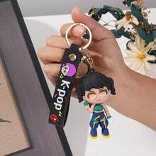 1个K-Pop女团钥匙扣吊坠，动漫背包挂饰，新年和情人节的理想小礼物