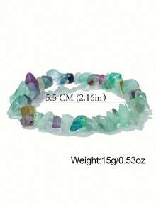 5-8mm Natural Stone Bracelet, Amethyst Elastic Stretch Bracelet, Popular Cross-Border Bestseller - Bracelet - View 3