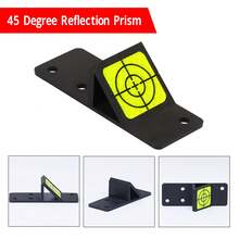 45° Single-Sided Reflecting Topography Prism Mini Optical Prism For Total Station – 1 Piece