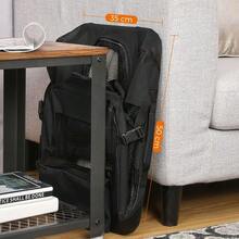 Foldable Pet Carrier Bag, Portable Dog Travel Crate, Soft Sided Dog Cat Pet Travel Carrier Large Dog Crate for Car with Breathable Mesh and Storage Pockets, 50.0x35.0x35.0cm - Schwarz - Übersicht 10