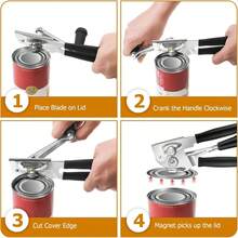 TendenciaAbrelatas Destapador Manivela Acero Inoxidable Profesional P PlateadoCalidad premium - 1 - Ver 3