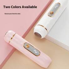 五合一USB充电式美甲美足套装 | 便携式指甲锉和老茧去除器 | 完美的圣诞节、新年、情人节礼物 - 彩色 - 查看 5