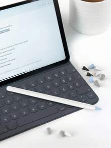 5 chiếc đầu bút bằng silicon mềm bảo vệ, hoạt động êm ái, đầu bút thay thế được, tương thích với Apple Pencil 1 & 2, iPad Pencil - Nhiều màu - Xem 6