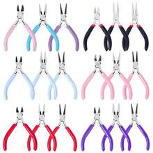 QIAO 3 Pcs Jewelry Pliers Set Needle Nose Round Nose And Wire Cutters For Jewelry Making Repair And Crafts Wire Wrapping Beading DIY