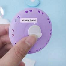 1/5/10 Pcs Air Freshener Capsules With Holder - Suitable For Home, Car, Wardrobe, Lily Fragrance, Effectively Removes Odors, Car Air Freshener Diffuser, 2025 New Fashionable Air Freshener Capsules, No Drilling Required, Solid Fragrance Sticker - Lavender - View 16