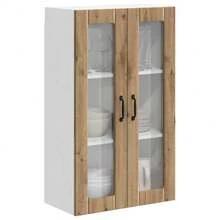 vidaXL Meuble mural de cuisine Chêne artisanal 60 x 31 x 100 cm - Tabac - Voir 3