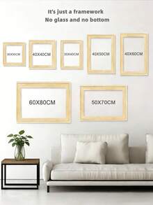 SURELIFE Bộ khung tranh tự lắp ráp gồm 4 thanh gỗ, nhiều kích cỡ, làm từ gỗ thông nguyên khối, dễ dàng lắp ráp, thích hợp cho tranh sơn dầu, tranh đính đá, tranh treo tường, trang trí phòng khách và phòng ngủ. Tranh vẽ trên vải không bao gồm trong bộ sản phẩm. - Nhiều màu - Xem 13
