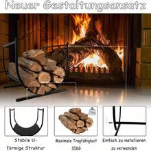 Firewood Racks - Black - View 8