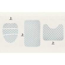 1pc/4pcs Bathroom Shower Curtain Set, Blue Marble Pattern, Modern Minimalist Style, All Season Decor, Classic Luxury Bathroom Set With 12 Hooks Included - Blue - View 9