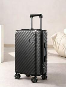 Carry On Luggage 22x14x9 Airline Approved, KVC Expandable Polycarbonate Hard Shell Suitcase For Travelling (EX-Core, Charcoal Metallic, 20 Inch, 40L-44L) - 炭灰色金屬色 - 查看 1