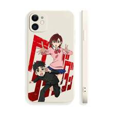 Funda de Teléfono Anime D-DANDADAN Compatible con Películas y Series de Anime Clásicas y Populares, Personajes de Manga Anime Altamente Populares, Funda para Fans de Anime, Entusiastas del Anime Adecuado para iPhone 17/16/15/14/13/12/11/air/Pro/ProMax y  Galaxy S22/S23/S24/S25 Plus Fe Ultra, Galaxy A13/14/15/16/54/35 Series Patrones muy populares y divertidos, personajes juguetones y lindos, funda de teléfono clásica y a la moda, funda profesional anti-caída y anti-huellas, funda de teléfono duradera, patrones de anime clásicos y atractivos, funda de teléfono para hombres, funda de teléfono para mujeres, funda de teléfono de anime apasionada, gran opción de regalo - Blanco - Ver 2