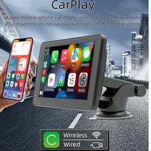 BQCC 7英寸无线CarPlay安卓车载触控高清屏车载播放器，安装简便，支持TF卡/USB/蓝牙播放