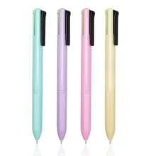 Multicolor Ballpoint Pen 0.7 Multicolor Pen In One 4-In-1 Colored Pens 4 Color Retractable Pen In One Colorful Ink Ballpoint Gift Pens For Planner Journaling Assorted Ink 4-Count#Rad - 彩色 - 查看 1