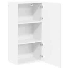vidaXL Armoire de cuisine Kalmar Blanc brillant 50 x 31 x 100 cm - Blanc - Voir 5